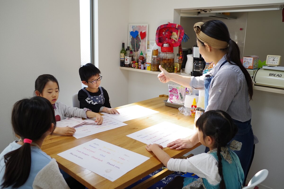 「RK Kitchen」での英語レッスン